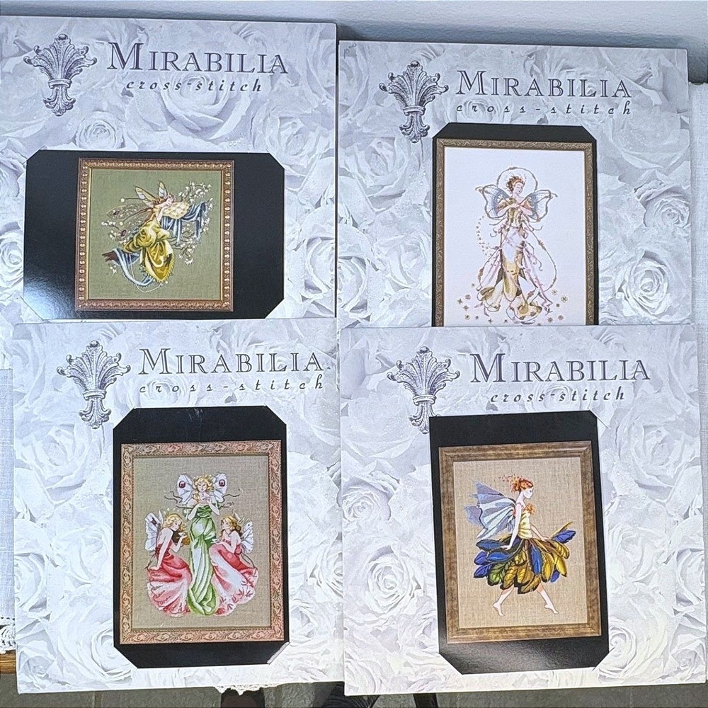 Mirabilia Cross Stitch Pattern Nora Corbett Fairy Designs Lot of 4 New